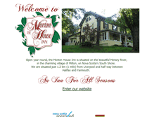 Tablet Screenshot of mortonhouseinn.com